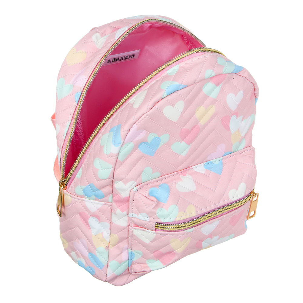 ЮL Лилита Рюкзак детский с сердечками, ПУ, 22х17х9см, 3 цвета, КЖС24-29, арт.№ 337-204