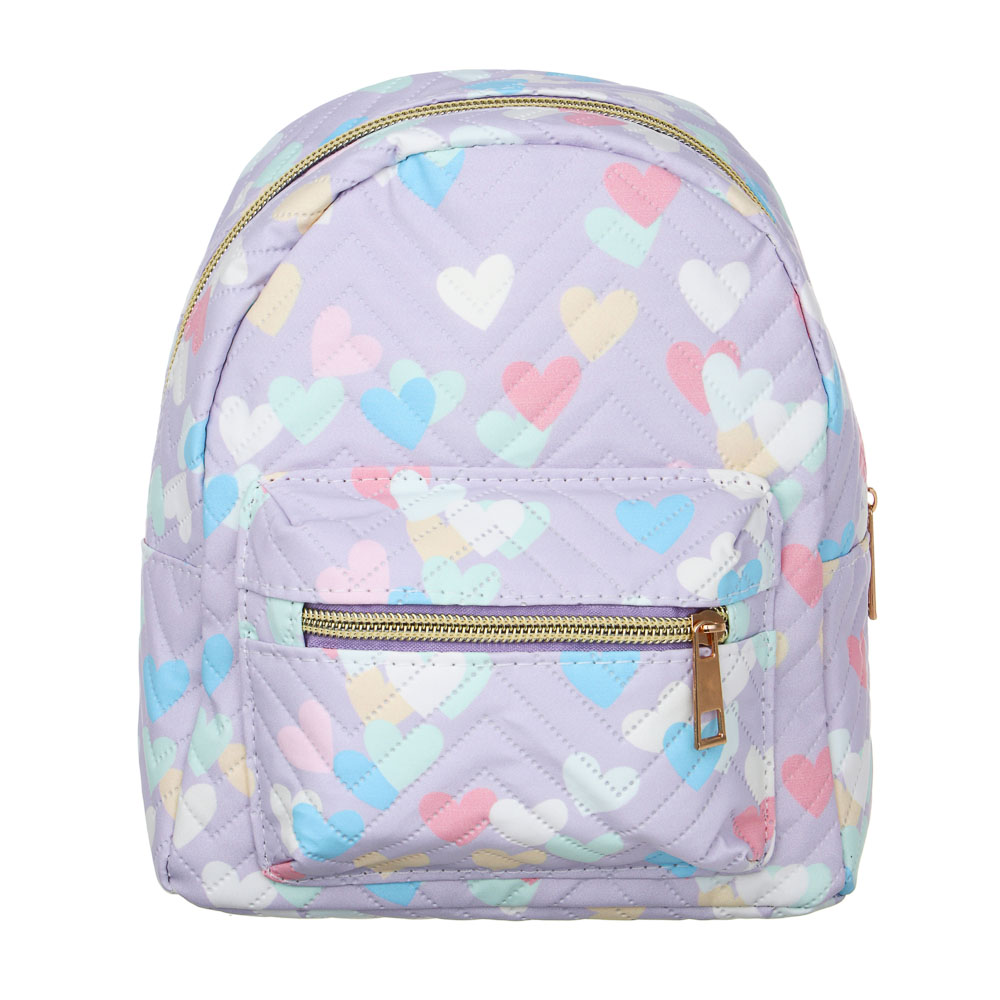 ЮL Лилита Рюкзак детский с сердечками, ПУ, 22х17х9см, 3 цвета, КЖС24-29, арт.№ 337-204