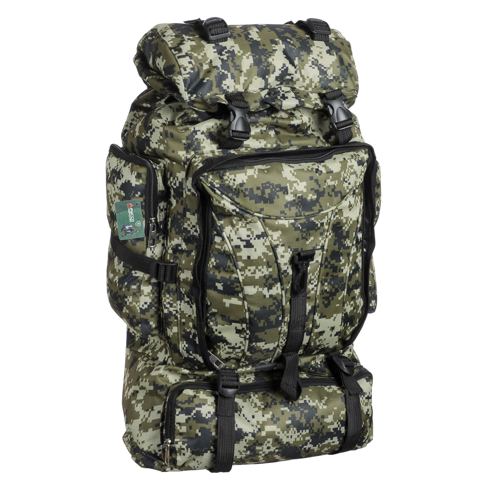 РУССО ТУРИСТО Рюкзак туристический, 60 литров,70х35х18 см, полиэстер, арт.№ 118-105