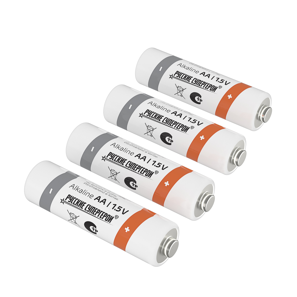 Батарейки AA BY Promo (LR06) 4шт в блистере, щелочные 1.5V, арт.№ 917-071