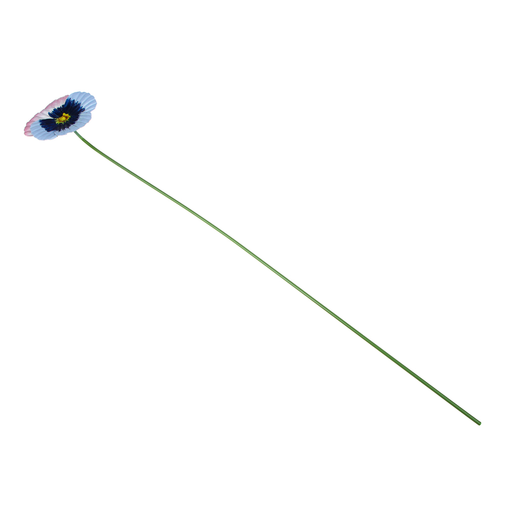 INBLOOM Фигурка на стержне Анютины глазки 9х60см, металл, арт.№ 153-175
