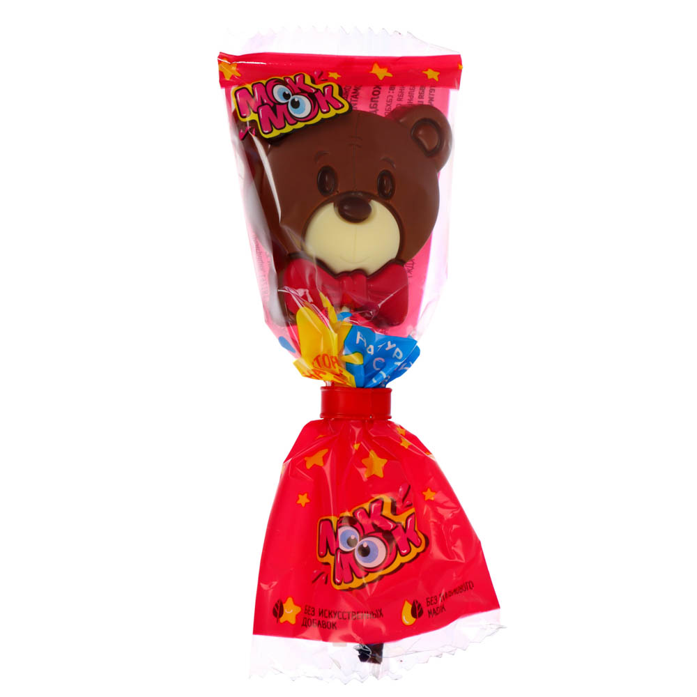 Шоколадная фигурка на палочке в ассортименте, 24 г., арт.№ 347-162