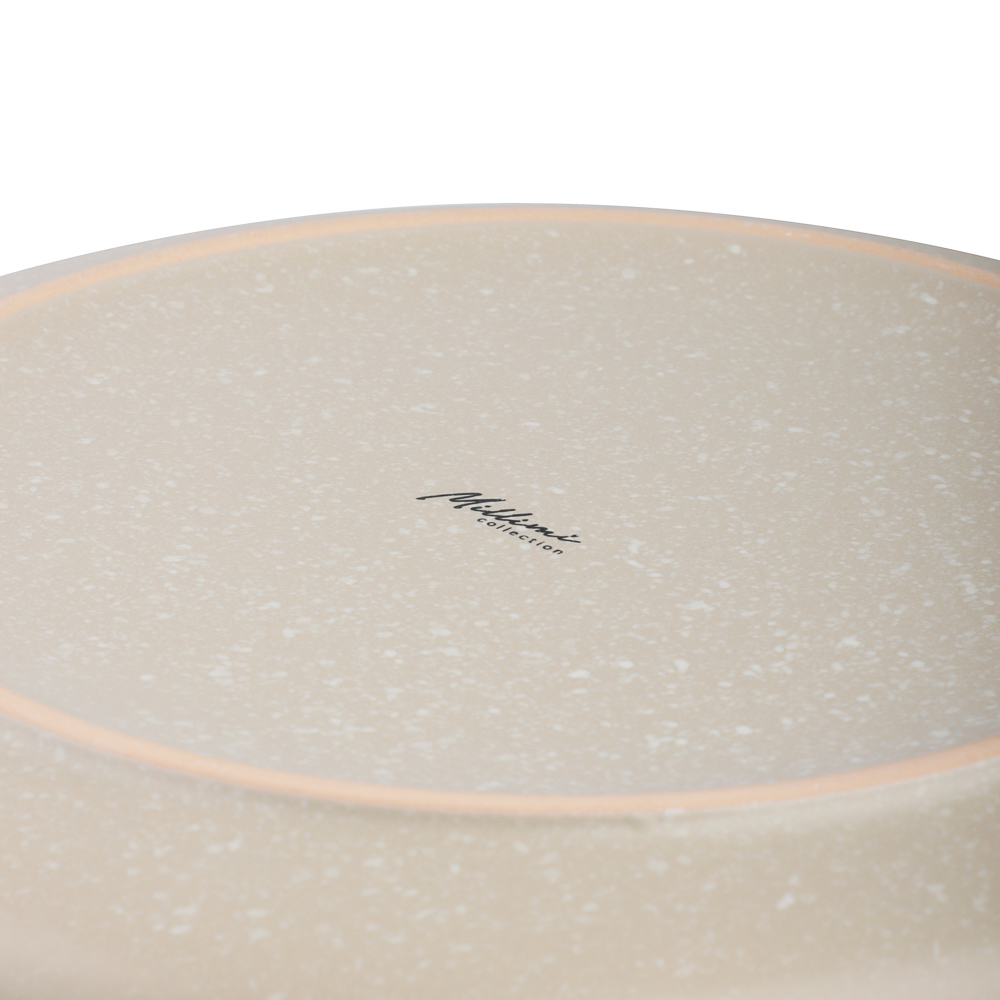 MILLIMI Тарелка подстановочная 26.5х2.8см, керамика, бежевый, арт.№ 824-180