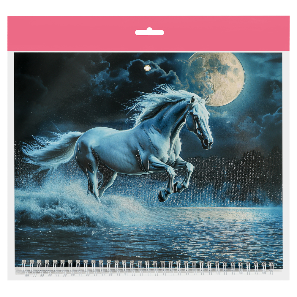 Календарь квартальный Символ Года 2026, 31x68см, тиснение с металлизированным покрытием, арт.№ 584-806