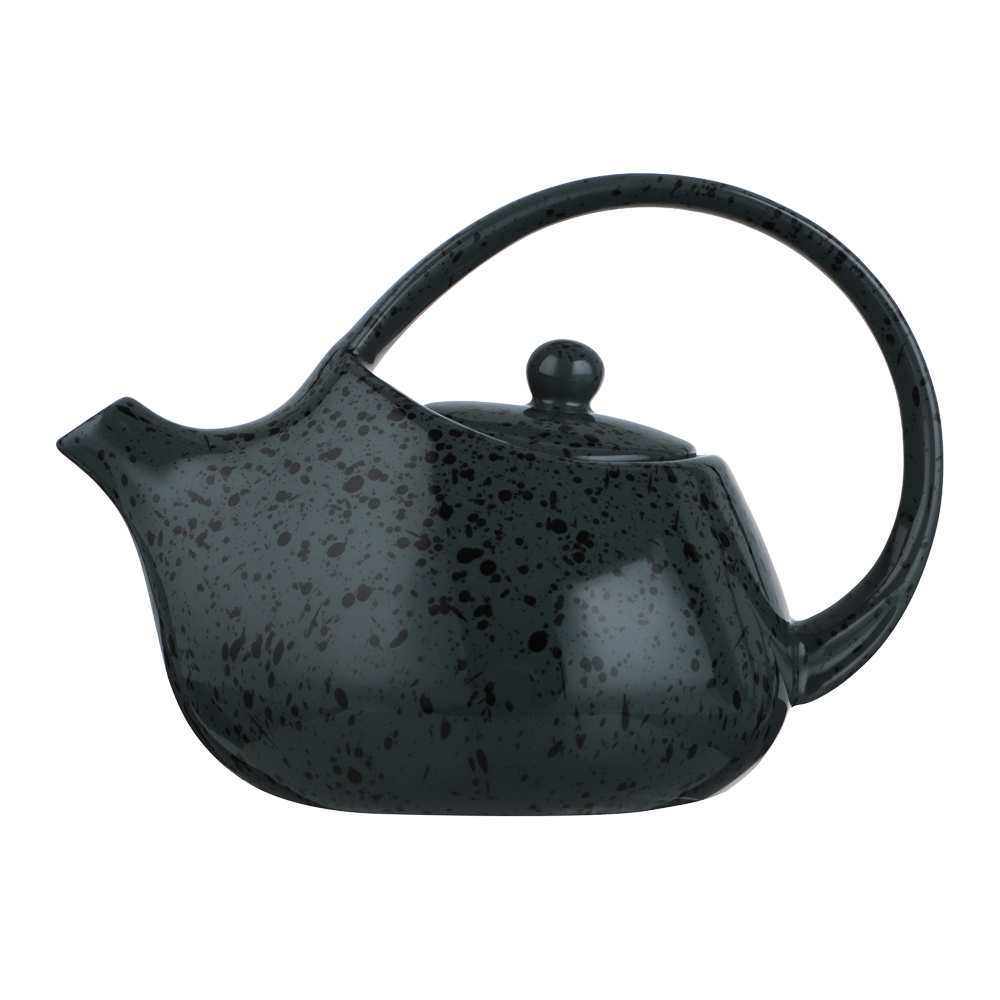 MILLIMI Оникс Чайник заварочный, 800мл, 21х13,5х15см, фарфор, арт.№ 816-066