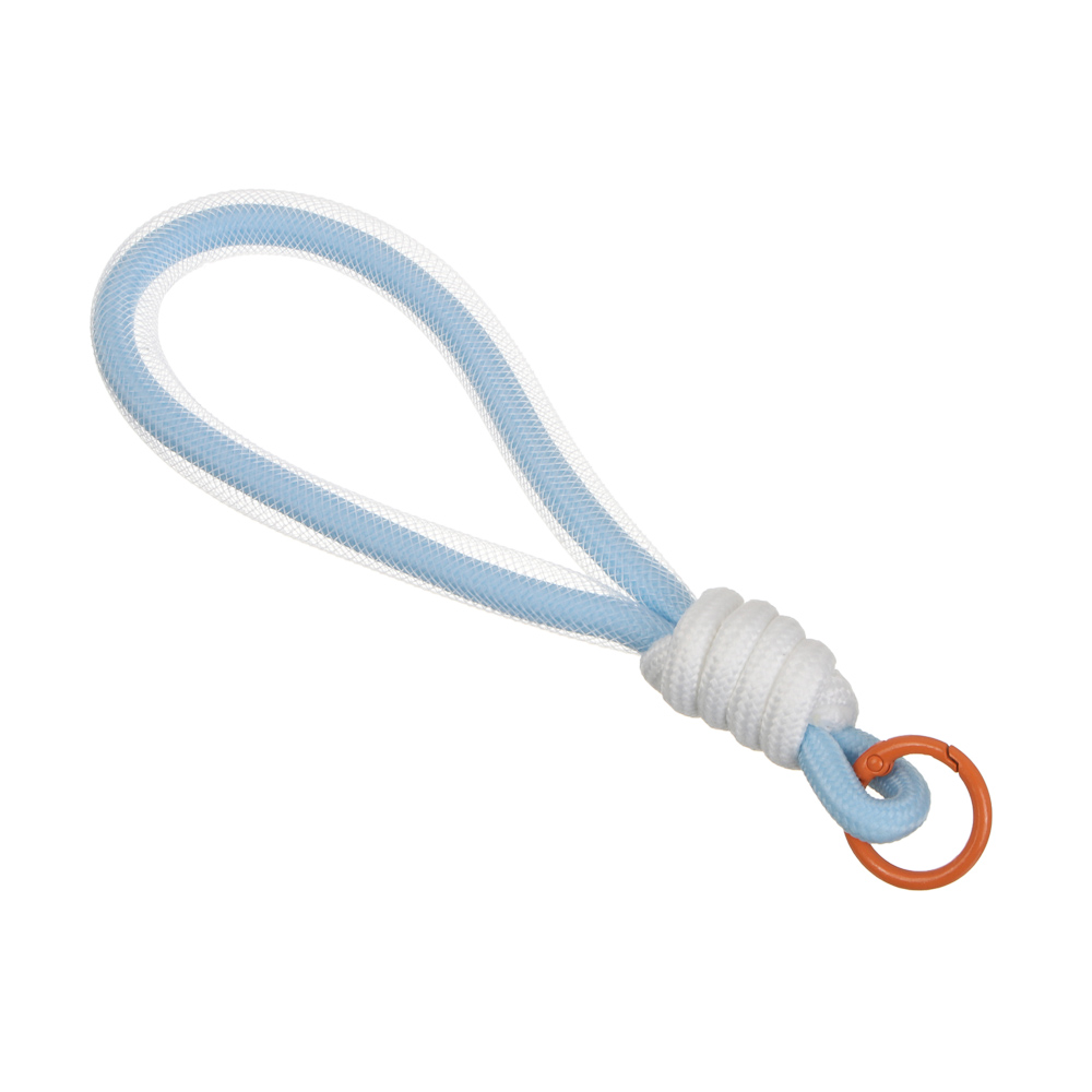 Брелок-подвеска шнурок "Ничего лишнего" 17х2,5см, полиэстер, 4 цвета, арт.№ 532-085