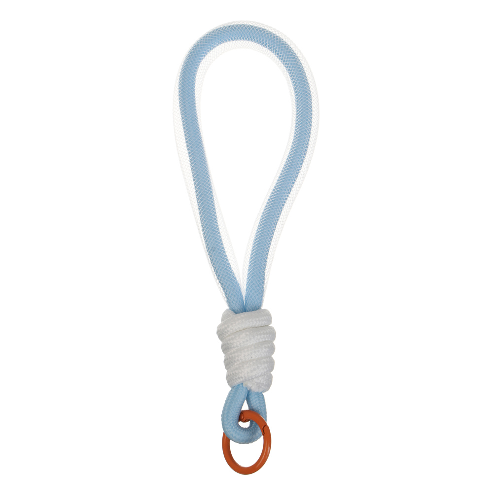 Брелок-подвеска шнурок "Ничего лишнего" 17х2,5см, полиэстер, 4 цвета, арт.№ 532-085