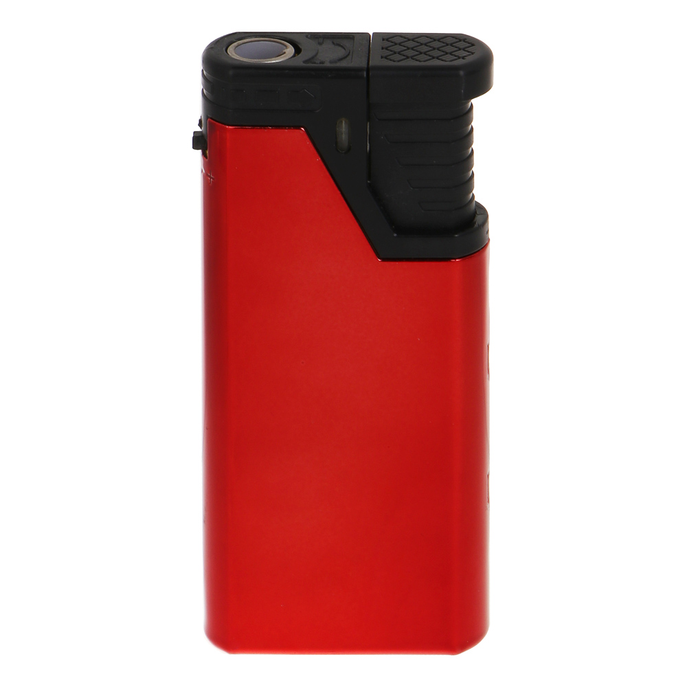Зажигалка турбо, пьезоподжиг, заправляемая, 7,04х3,23х1,3 см, 5 цветов, арт.№ 101-057