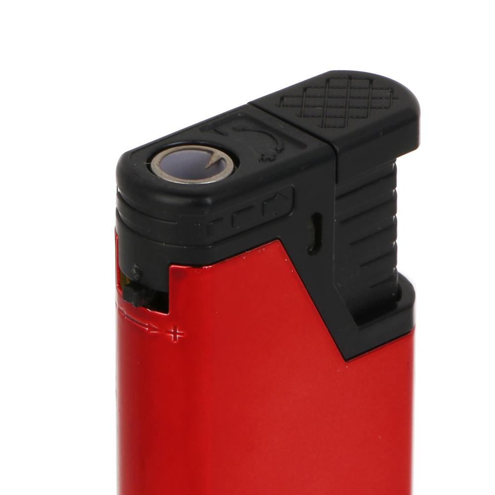 Зажигалка турбо, пьезоподжиг, заправляемая, 7,04х3,23х1,3 см, 5 цветов, арт.№ 101-057