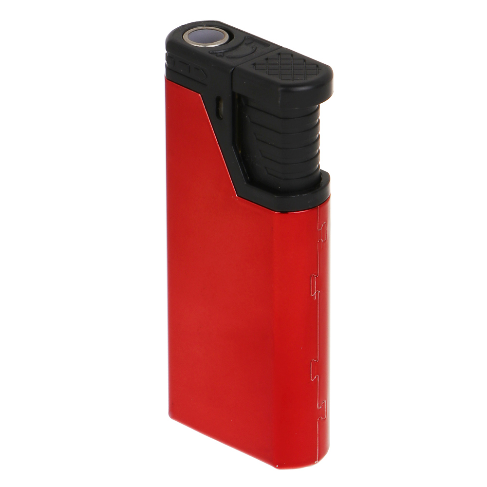Зажигалка турбо, пьезоподжиг, заправляемая, 7,04х3,23х1,3 см, 5 цветов, арт.№ 101-057