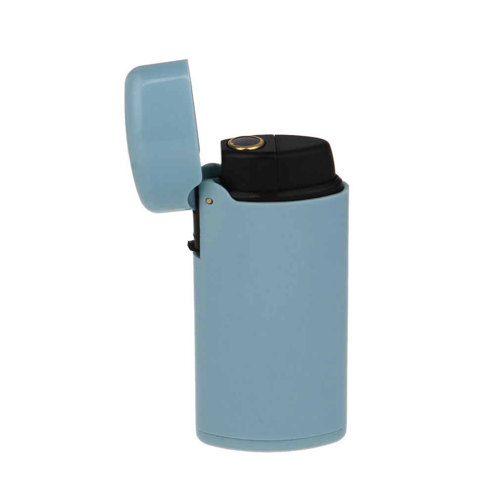 Зажигалка турбо, пьезоподжиг, заправляемая, 7,18х3,26х1,8 см, 5 цветов, арт.№ 101-058