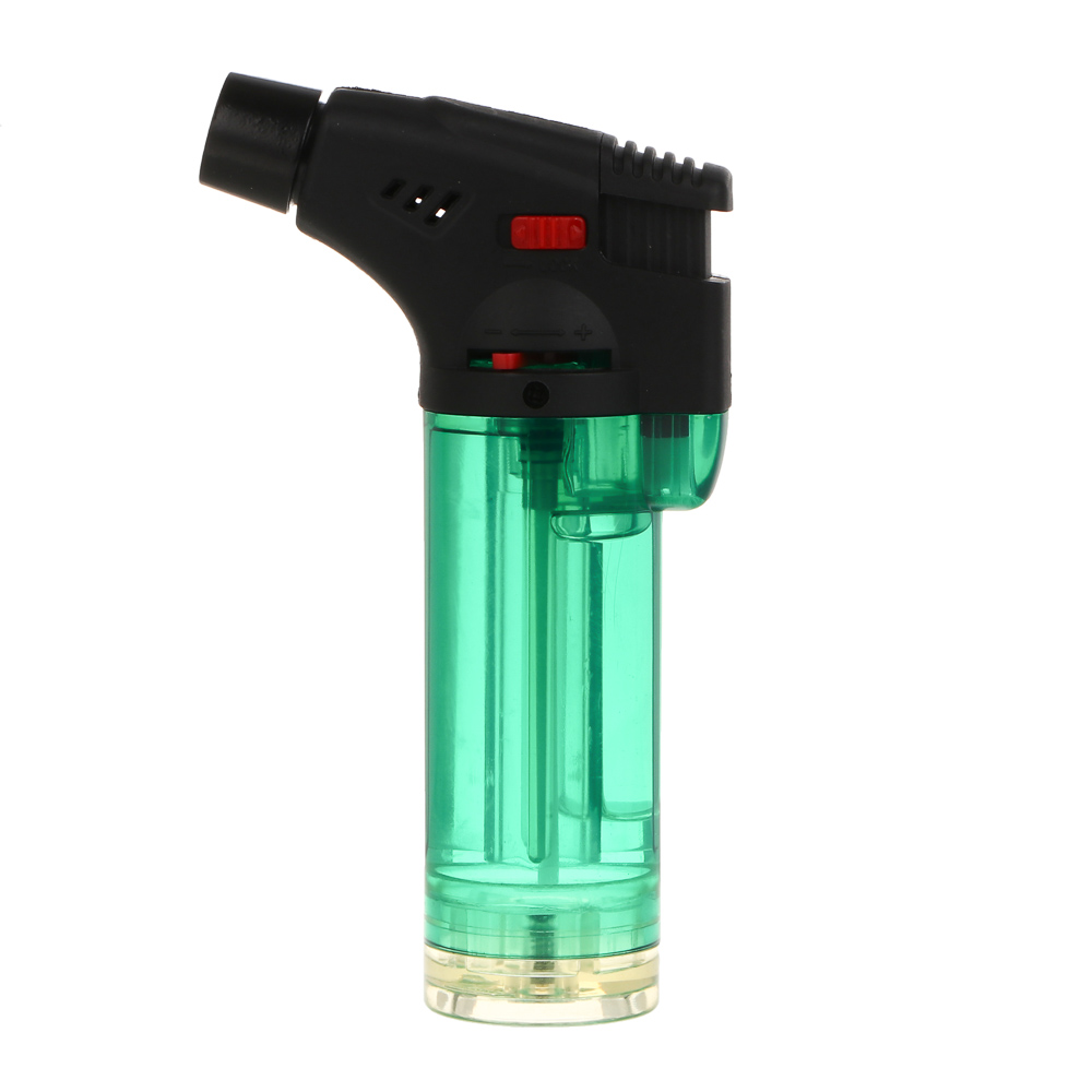 Зажигалка турбо, пьезоподжиг, заправляемая, 11,6х6,64х3,03 см, 4 цвета, арт.№ 101-060