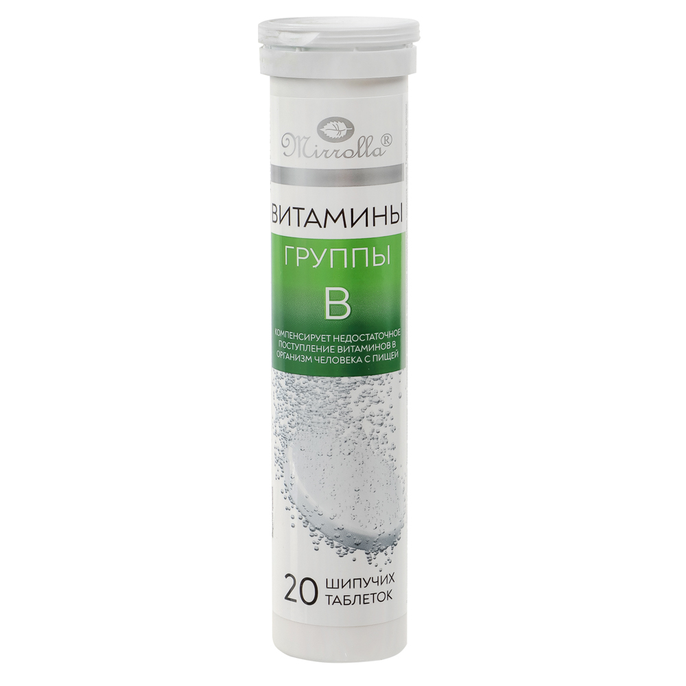 БАД к пище Витамины группы B, шипучие таблетки, 20шт, арт.№ 015-235