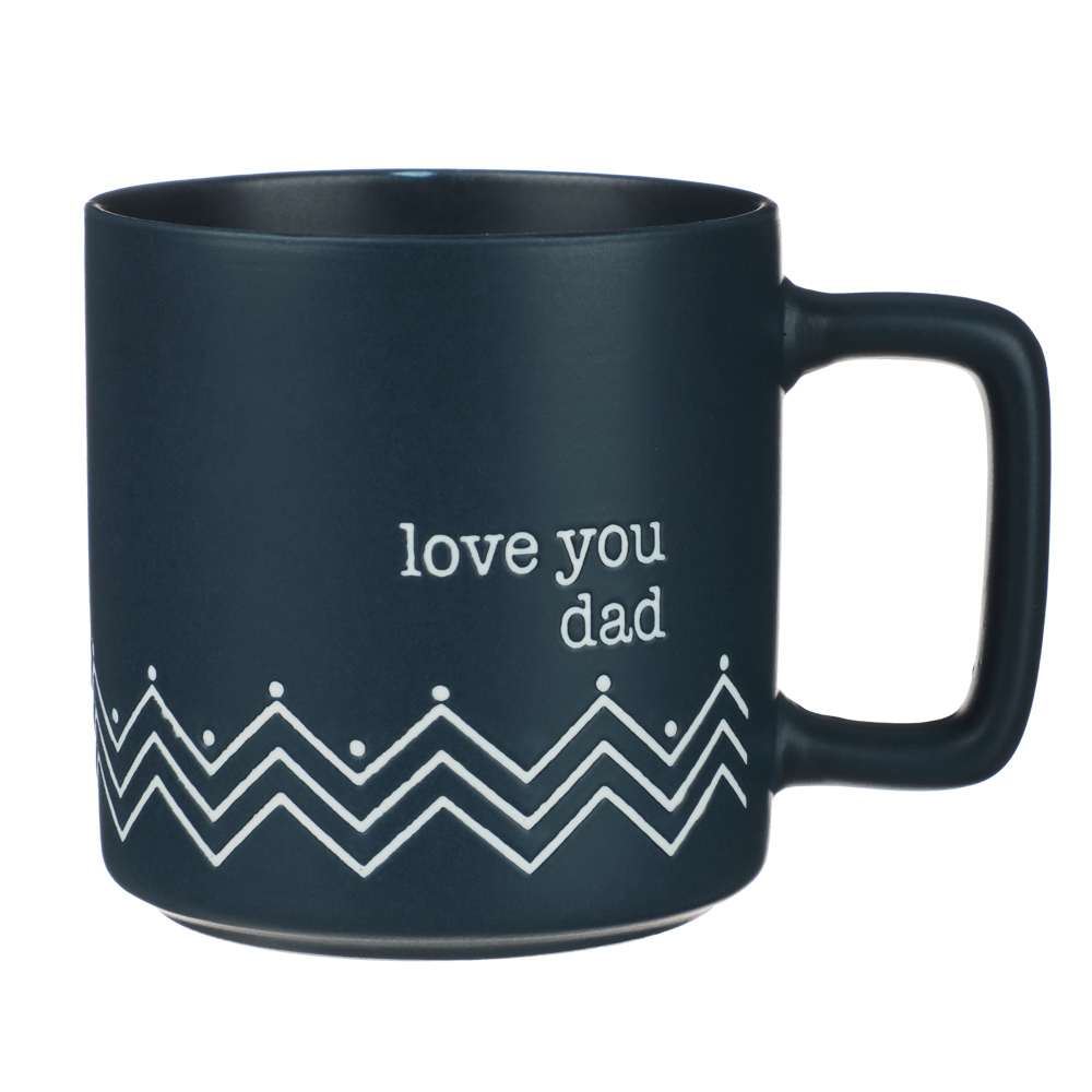 Кружка тм MILLIMI Графика, 350мл, фарфор, 3 дизайна, арт.№ 806-362