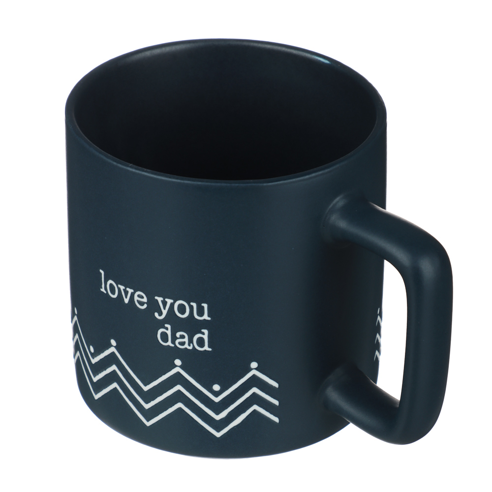 Кружка тм MILLIMI Графика, 350мл, фарфор, 3 дизайна, арт.№ 806-362