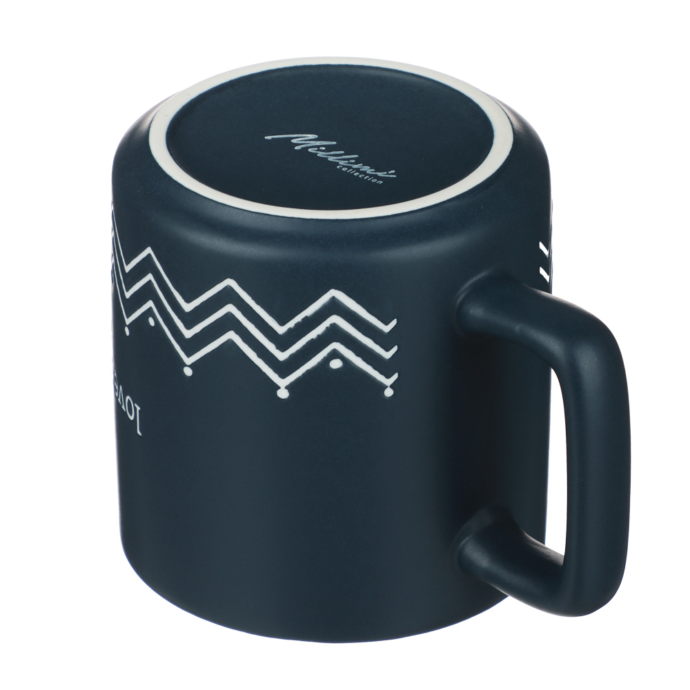 Кружка тм MILLIMI Графика, 350мл, фарфор, 3 дизайна, арт.№ 806-362