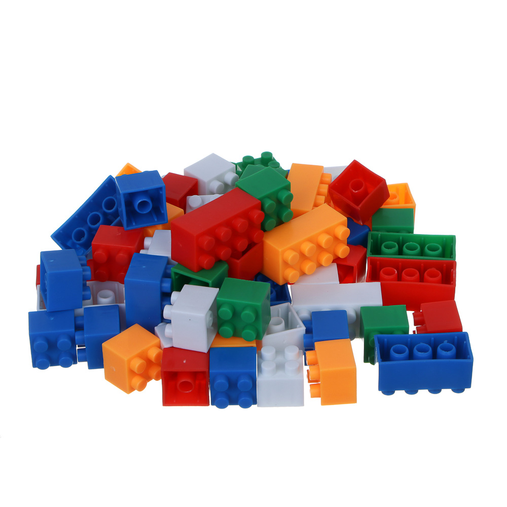 Конструктор с сортером "Крупные детали", ИГРОЛЕНД, 60 деталей, РР, арт.№ 891-344