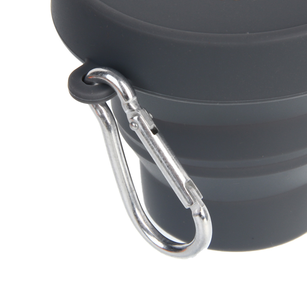 Стакан складной тм BY Русские Супергерои, на карабине, 7,8х7,2/1,8см, 170мл, силикон, арт.№ 123-043