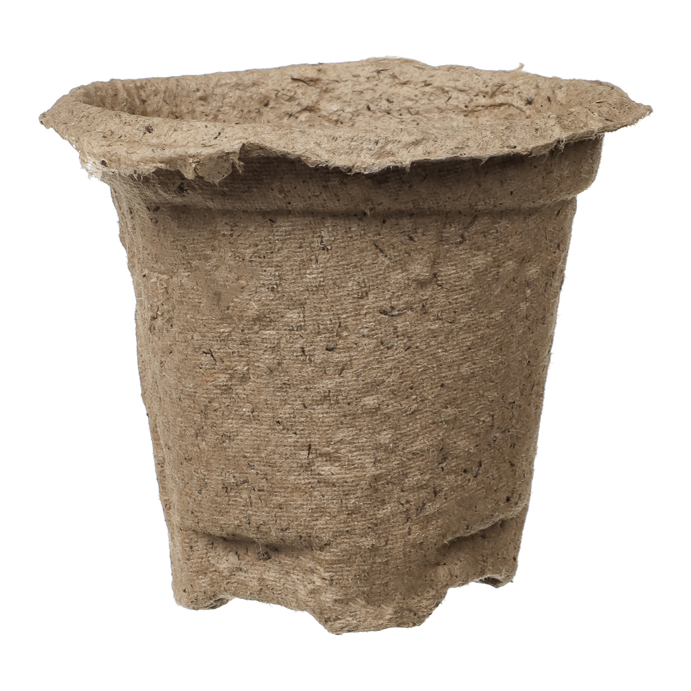 Горшки торфяные круглые с улучшенным дном 80*80 мм (уп.20 шт), арт.№ 165-034