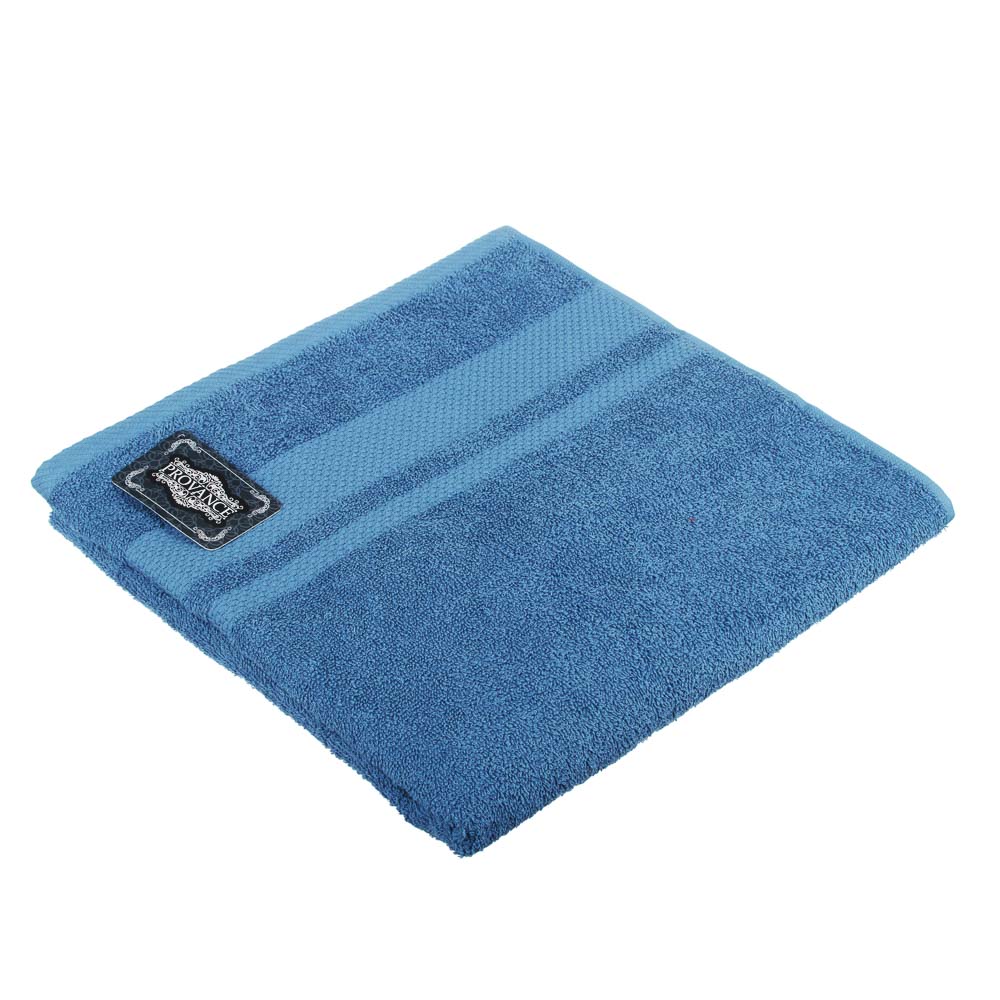 PROVANCE Наоми Полотенце махровое, 100% хлопок, 70х130см, 360гр/м, синий, арт.№ 484-933
