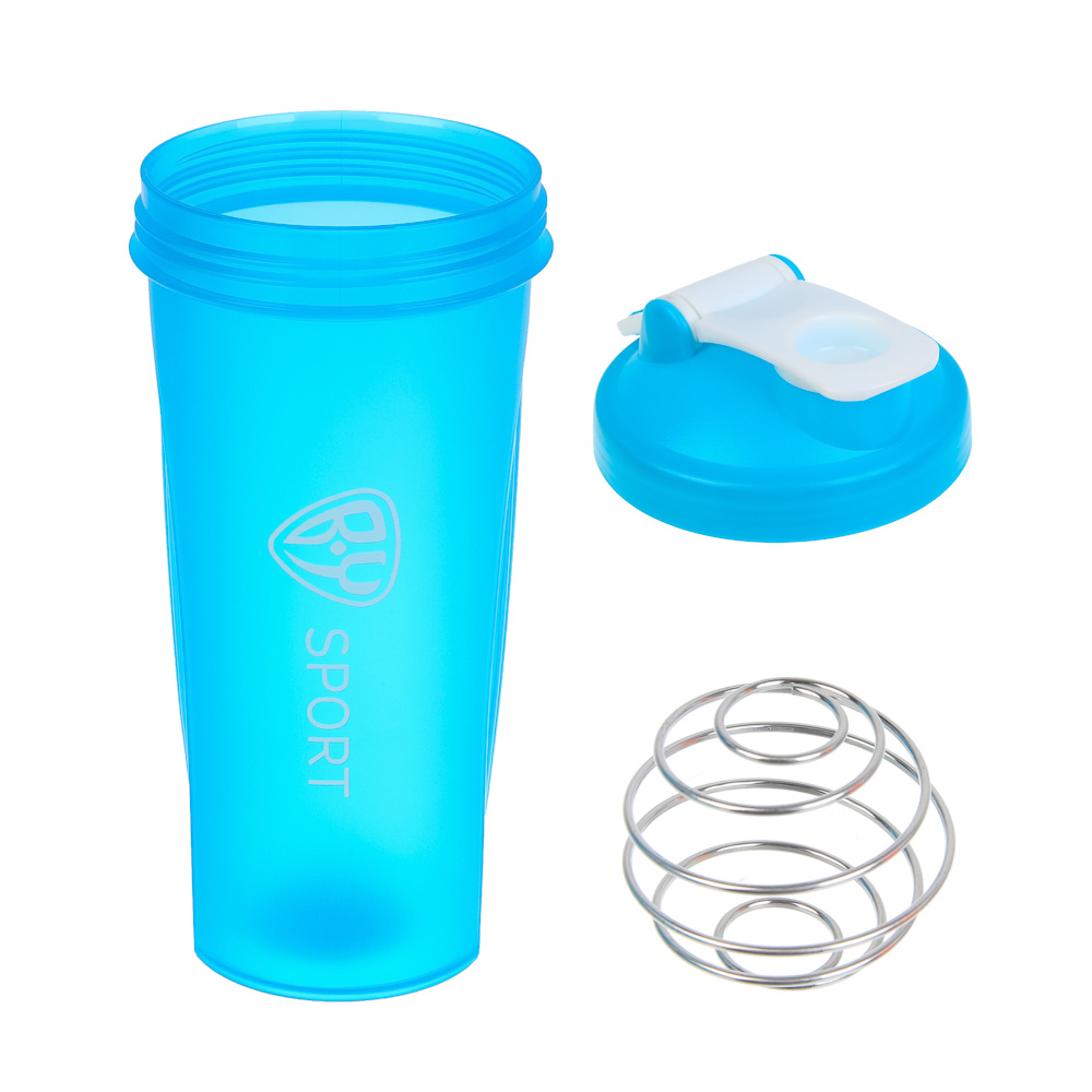 Шейкер спортивный тм BY SPORT, 600мл, 22х10см, РР, нерж.сталь, арт.№ 088-137