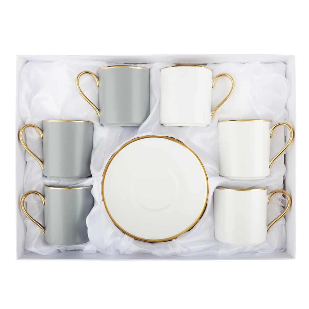 MILLIMI Магма микс Набор чайный 12 пр., 250мл, 14,5см, фарфор, арт.№ 802-495