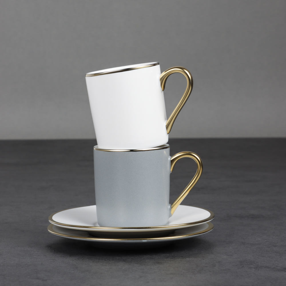 MILLIMI Магма микс Набор кофейный 4 пр., 100мл, 12,5см, фарфор, арт.№ 802-497