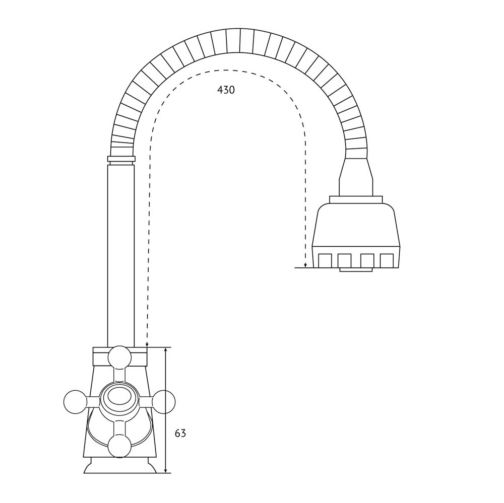 СоюзКран Смеситель для кухни, гибкий излив, кер. кран-буксы 1/2, хром, цинк, SK01-F204, арт.№ 567-117