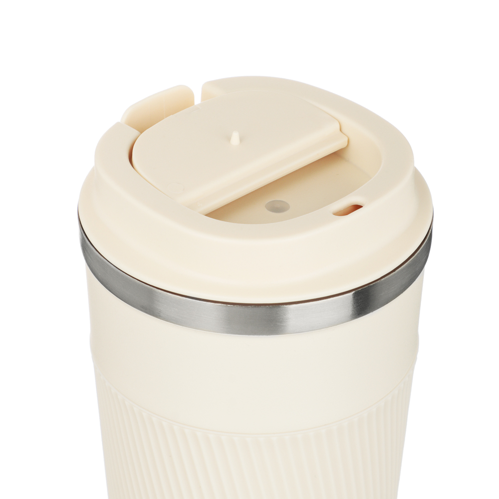 SATOSHI Кантри Термос-кружка 500мл, нерж.сталь, айвори, арт.№ 841-892