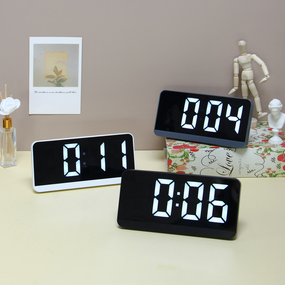 LADECOR CHRONO Будильник электронный, 16,5x8x2 см, USB / 3xAAA, пластик, 3 цвета, арт.№ 529-235