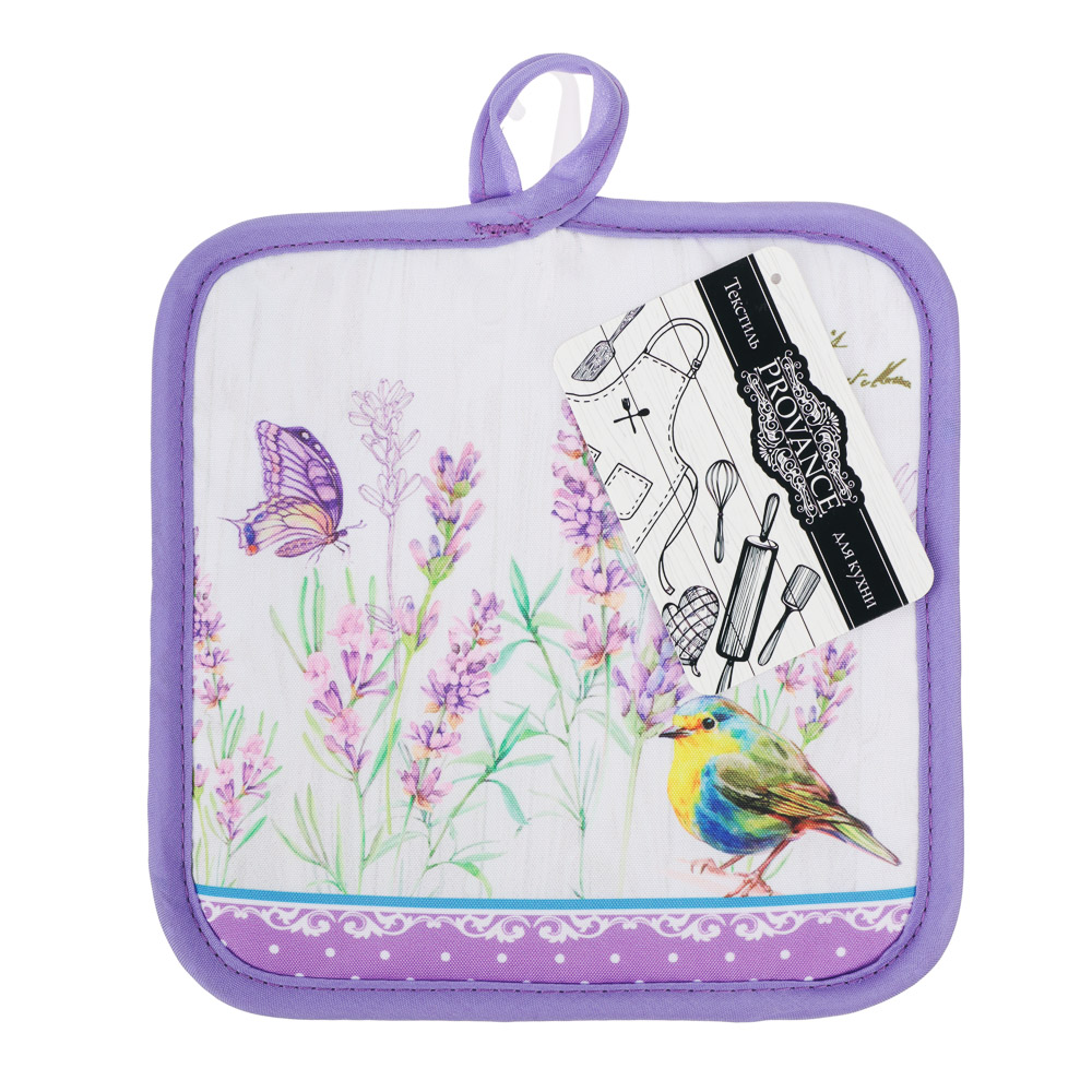 PROVANCE Лаванда Прихватка, 100% полиэстер, 17х17см, арт.№ 488-124