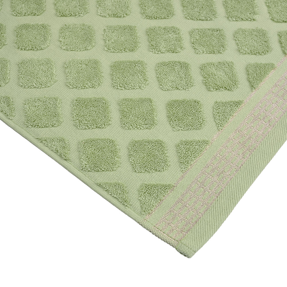 PROVANCE Эвкалипт Полотенце махровое, 100% хлопок, 70х130см, 420гр/м, зеленый, арт.№ 484-151