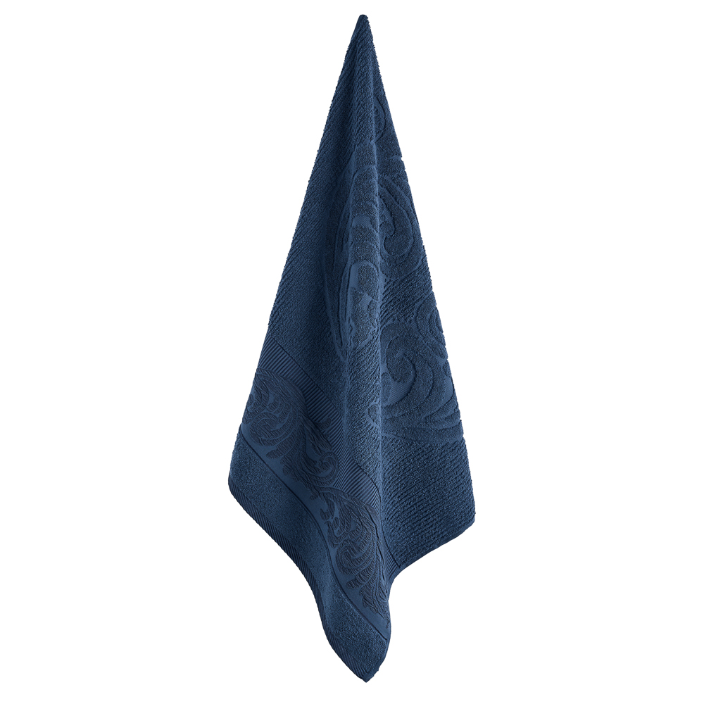 PROVANCE Нэви Полотенце махровое, 100% хлопок, 70х130см, 420гр/м, синий, арт.№ 484-154