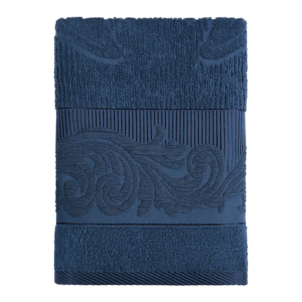 PROVANCE Нэви Полотенце махровое, 100% хлопок, 70х130см, 420гр/м, синий, арт.№ 484-154