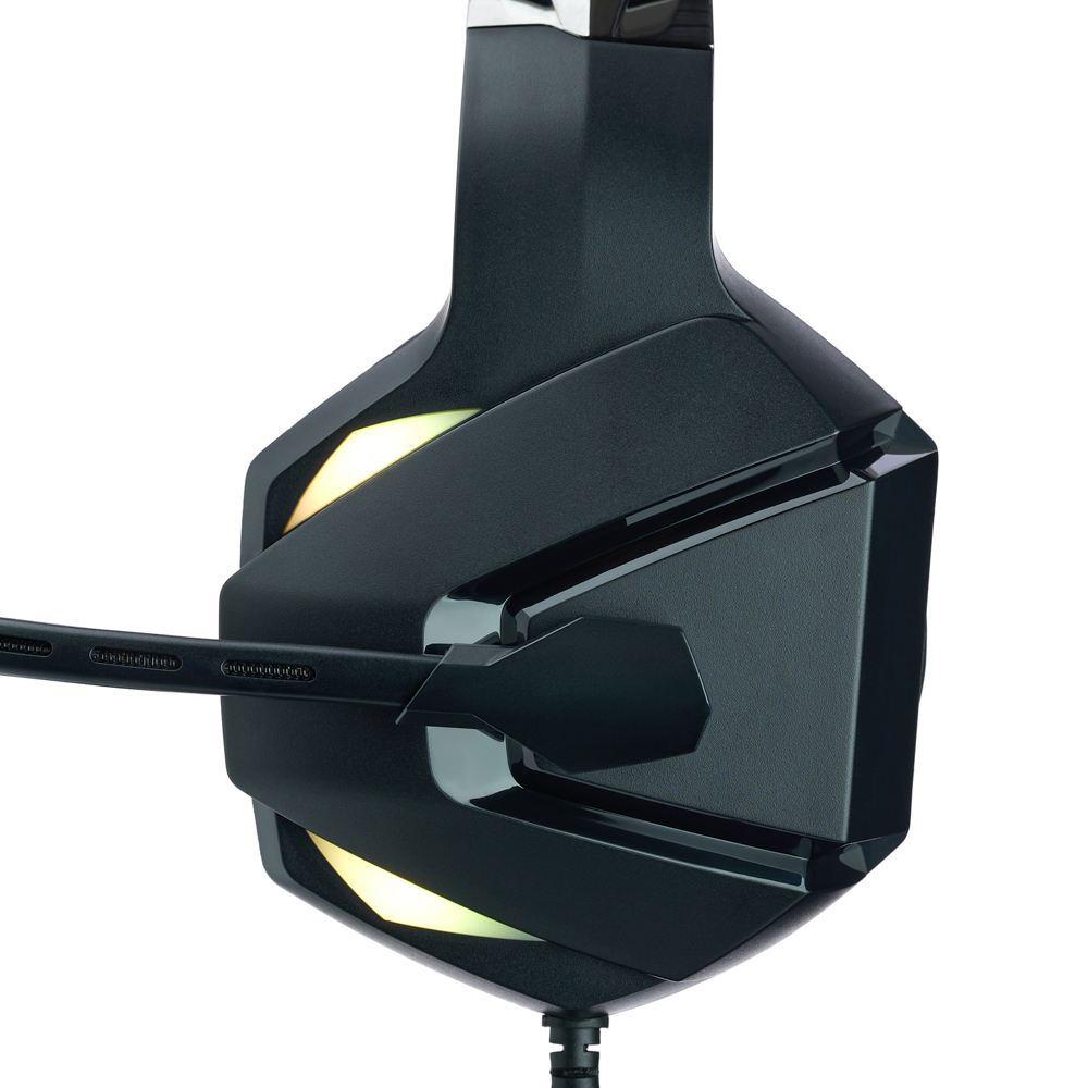 Наушники проводные с микрофоном игровые BY Topfhelm Type-C USB(A)3,2 м,VS7.1,Виброшок,настр. RGB, арт.№ 410-088
