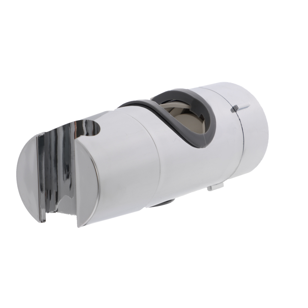 Держатель для лейки душа, на штангу и стойку, универсальный, пластик, хром, арт.№ 571-007