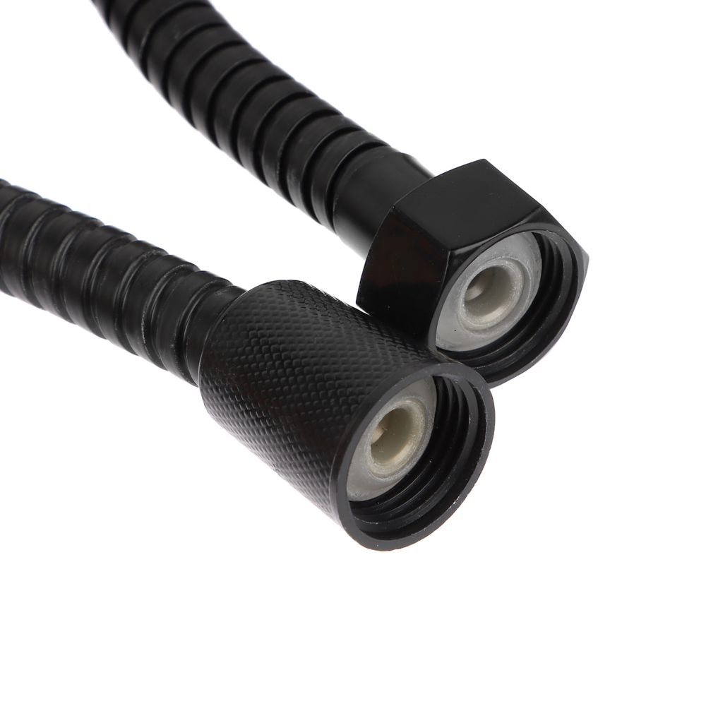 СоюзКран Шланг для душа 150см, 1/2"(Имп)-1/2"(Имп), сталь, пластик, ПВХ, черный, арт.№ 569-041