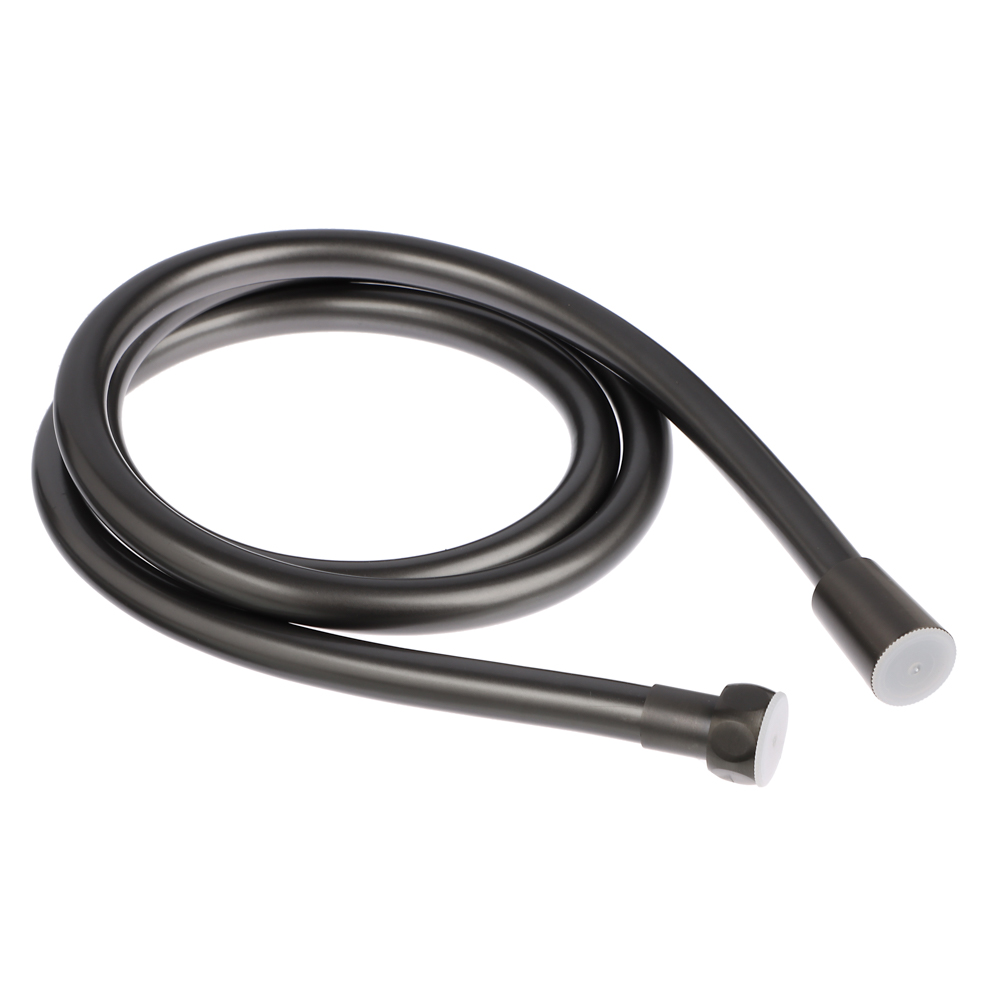 RAIN Шланг для душа, 150см, 1/2"(Имп)-1/2"(Имп), ПВХ, латунь, антитвист, графит, арт.№ 569-042