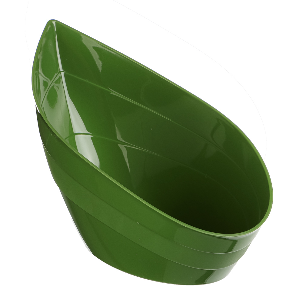 Кашпо "Гармония" 1,5л, полипропилен, оливковый/антрацит, арт.№ 164-334