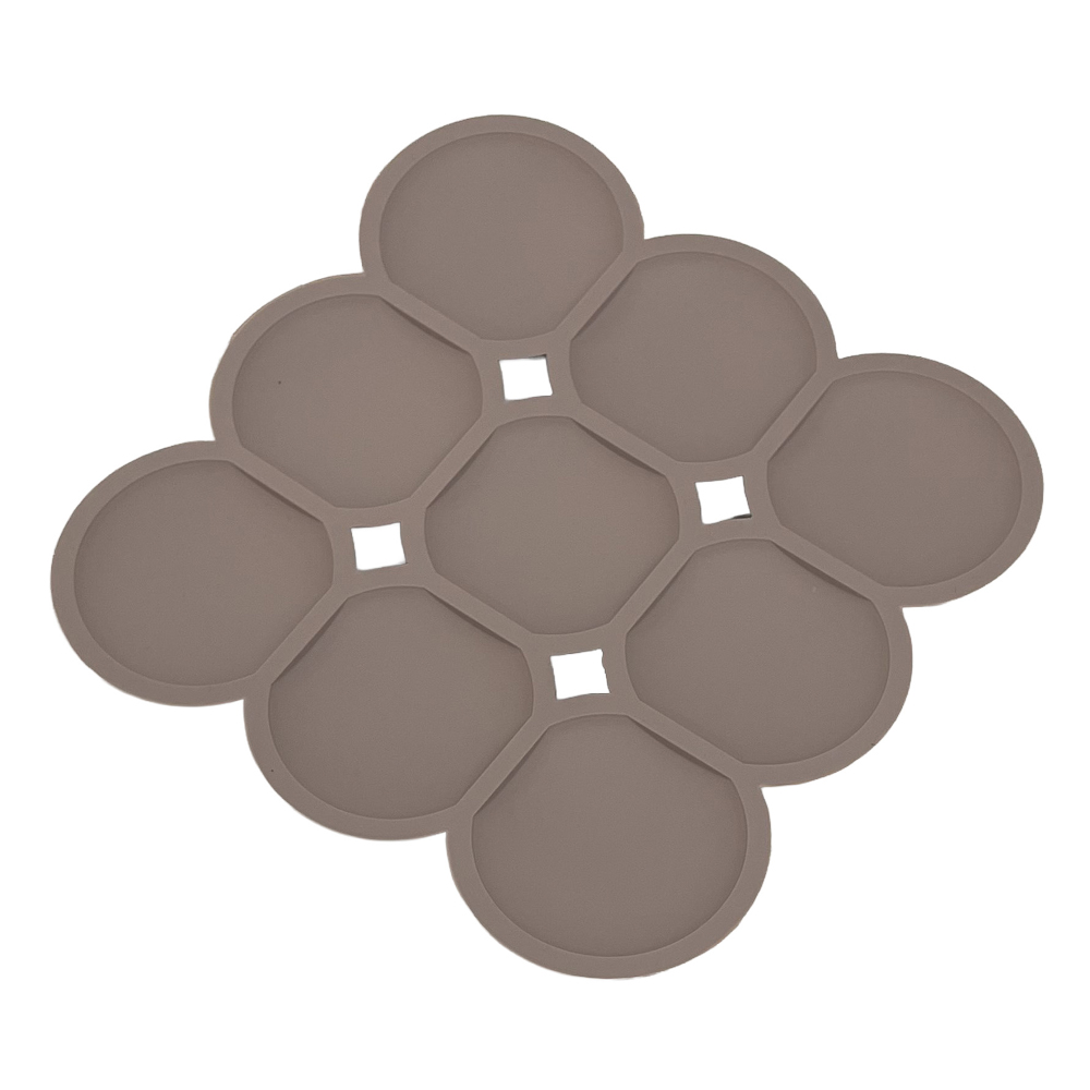 Подставка под горячее тм SATOSHI, силикон, 16x16x1см, арт.№ 856-239