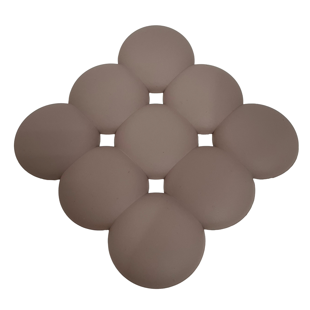 Подставка под горячее тм SATOSHI, силикон, 16x16x1см, арт.№ 856-239