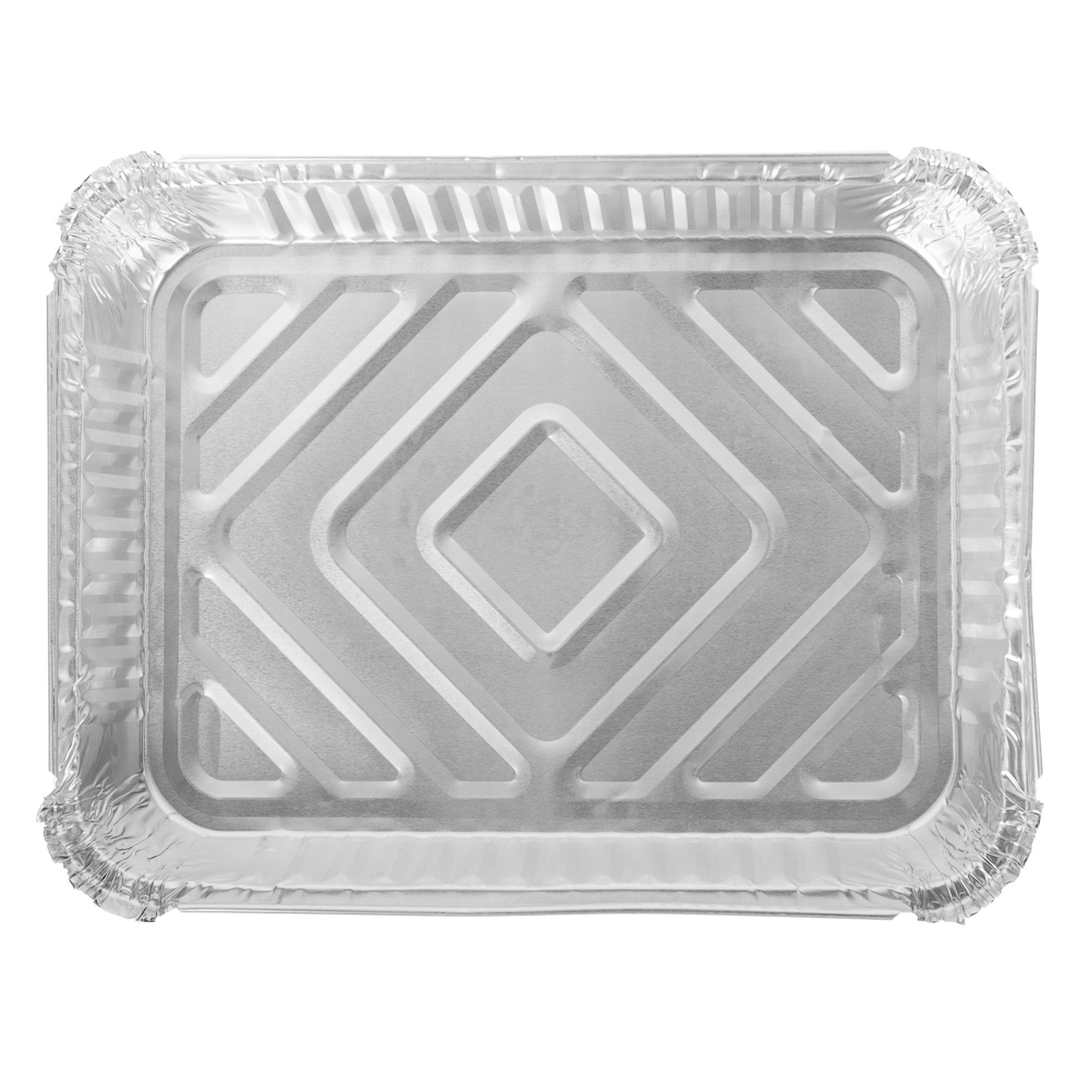 Форма для запекания, алюминиевая фольга, 21х15,8х4,3см, дно 19,6х14,4см, 1125мл, L-край, R29L, арт.№ 438-229