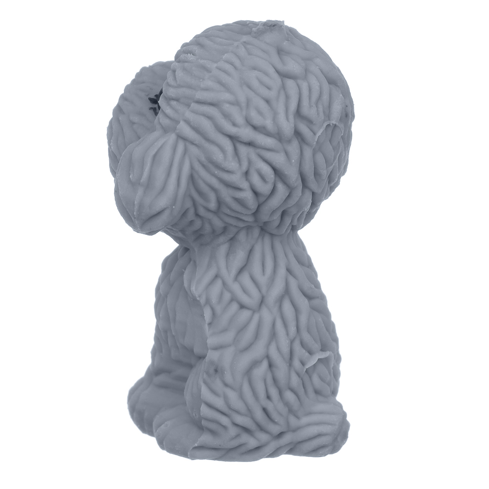 Ластик-топпер в форме собаки, 3,4х2,3х1,9см, 4 цвета, ТПР, арт.№ 607-058