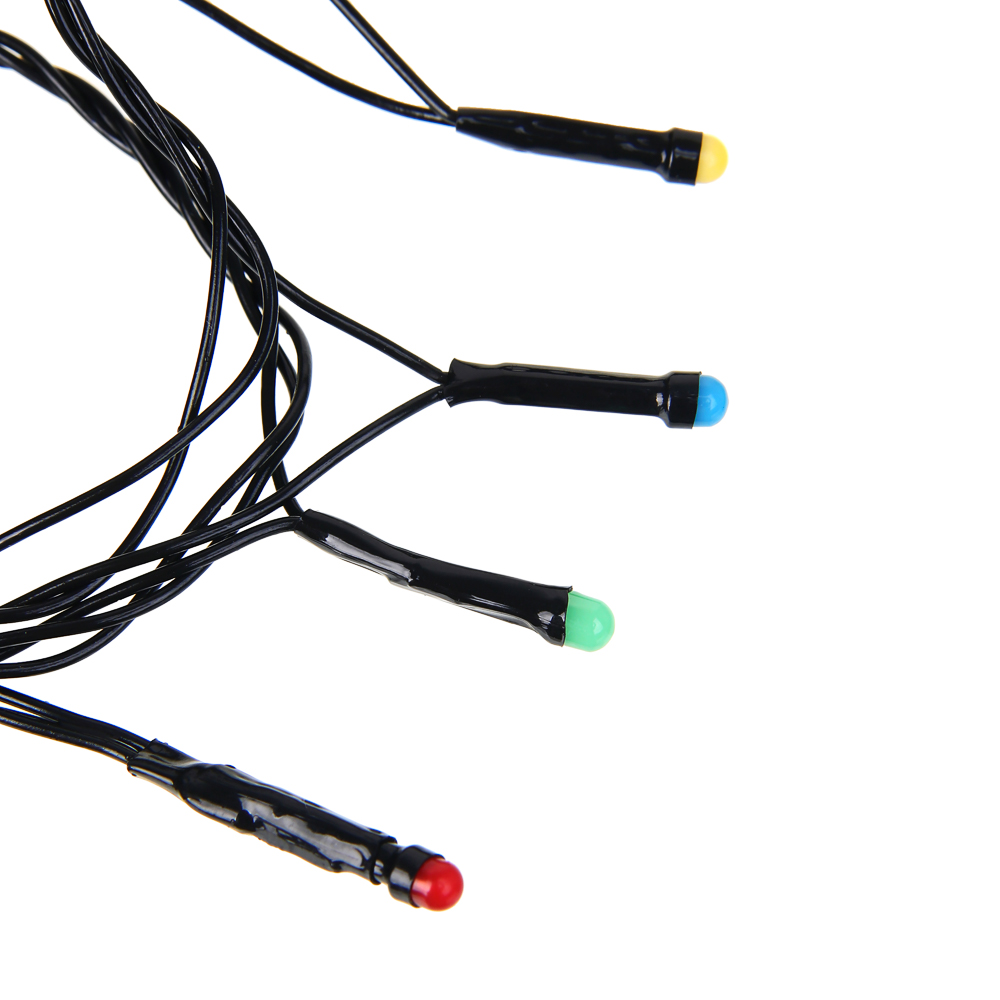 Гирлянда вьюн катушка 50 м СНОУ БУМ, 500 LED ламп, мультицвет (8 режимов), ПВХ чёрный, 220В, арт.№ 384-231