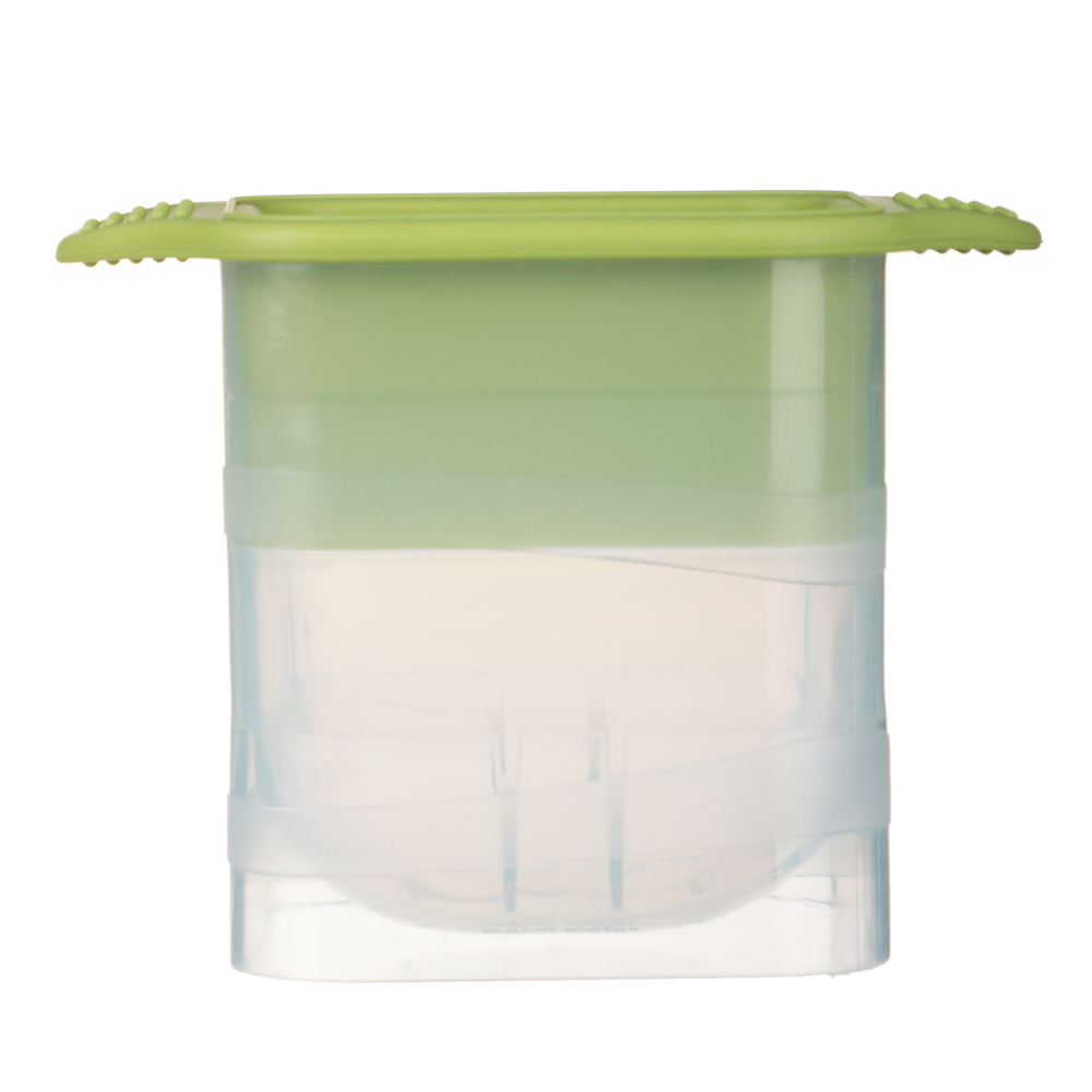 VETTA Форма для льда 10,5х7,5х8см "Кубик", пластик, силикон, 3 цвета, арт.№ 856-210