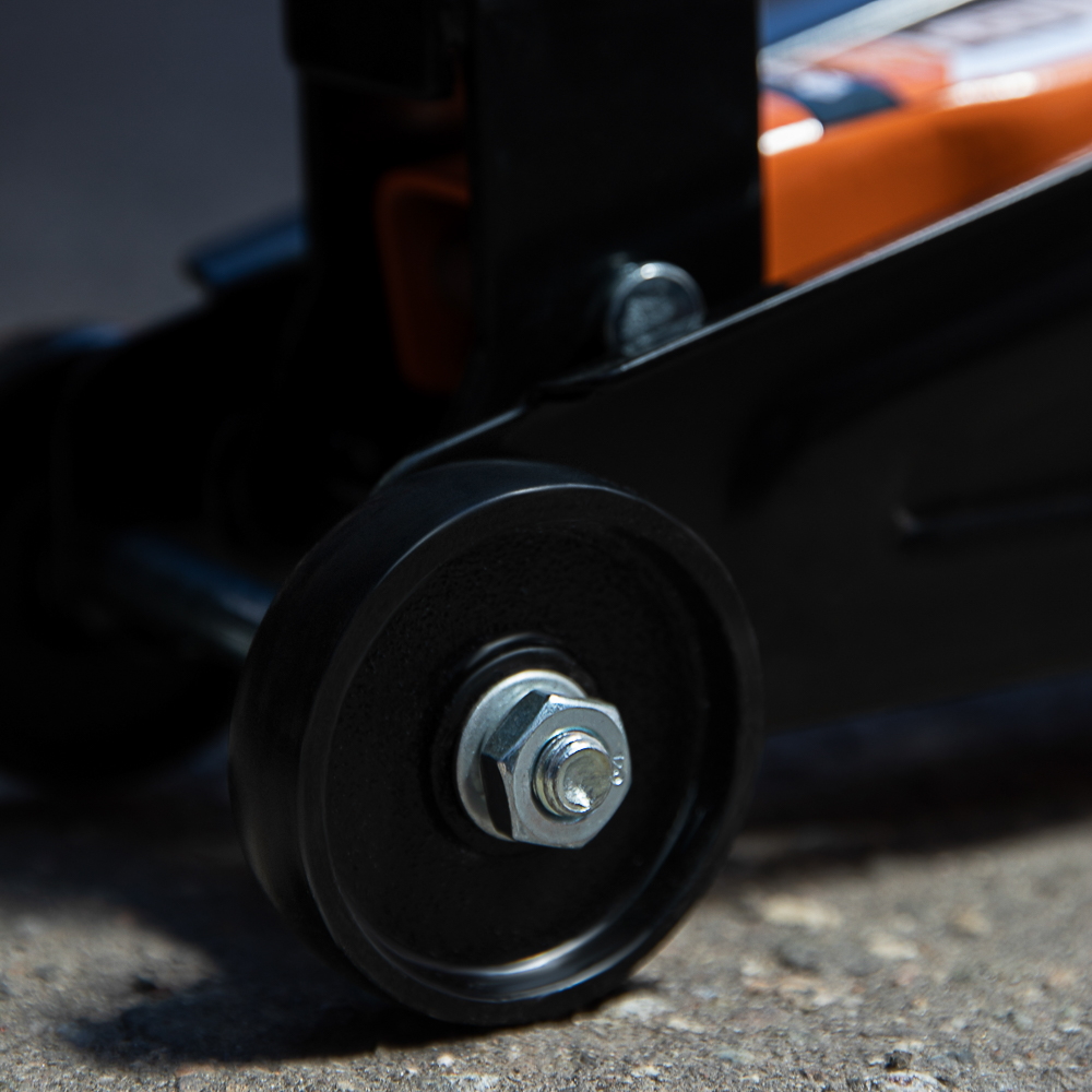 ЕРМАК Домкрат гидравлический подкатной 2 т, высота подъема 125-300мм, арт.№ 742-001