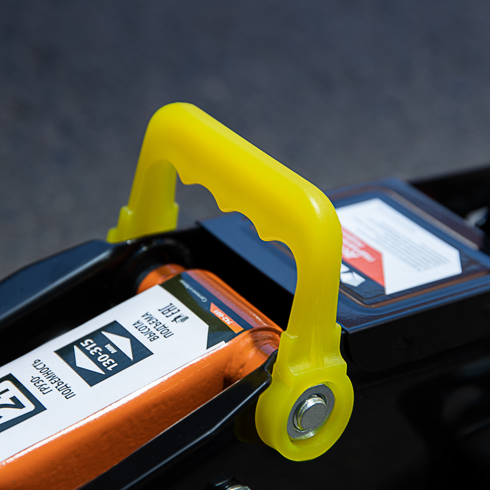 ЕРМАК Домкрат гидравлический подкатной 2 т, высота подъема 125-300мм, арт.№ 742-001