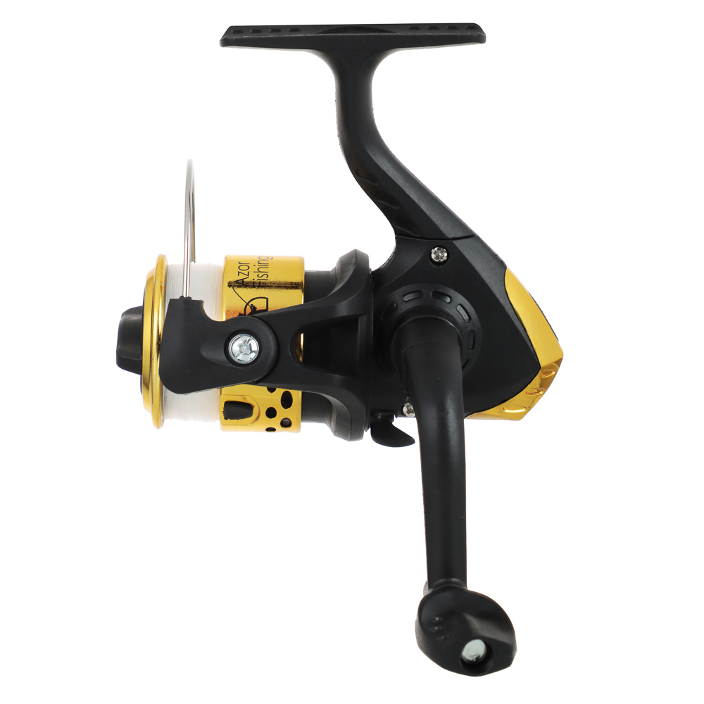 Катушка SY 200 тм AZOR FISHING, передний фрикцион, 1 п.п.,металл, пластик, с леской 0.25 мм, арт.№ 142-039