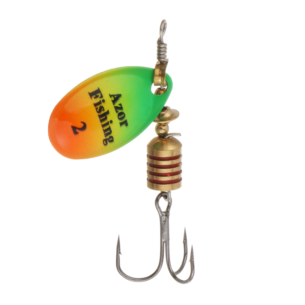 Блесна вращающаяся "Комета" тм AZOR FISHING, №2, 5 гр, 5 цветов, арт.№ 145-122