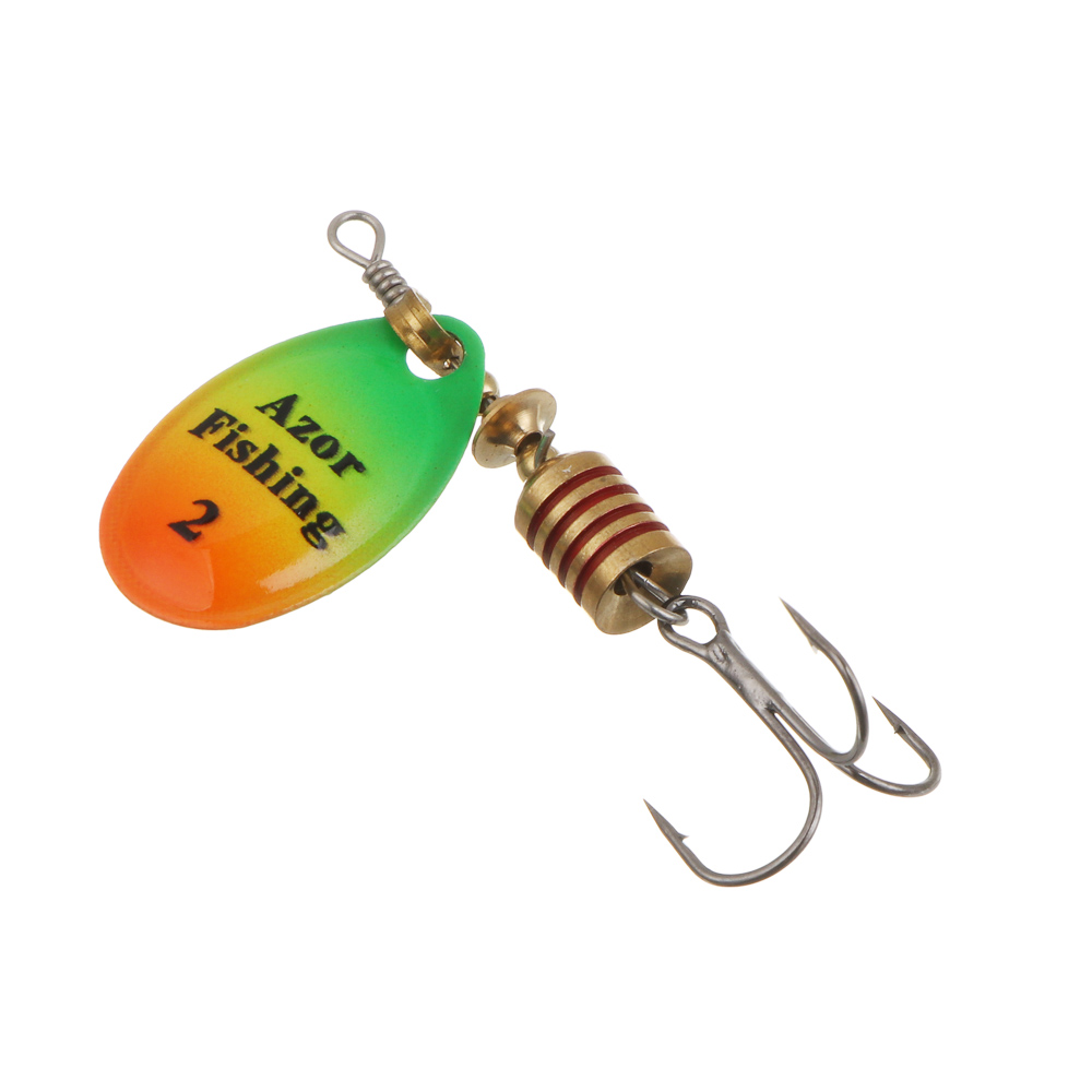 Блесна вращающаяся "Комета" тм AZOR FISHING, №2, 5 гр, 5 цветов, арт.№ 145-122